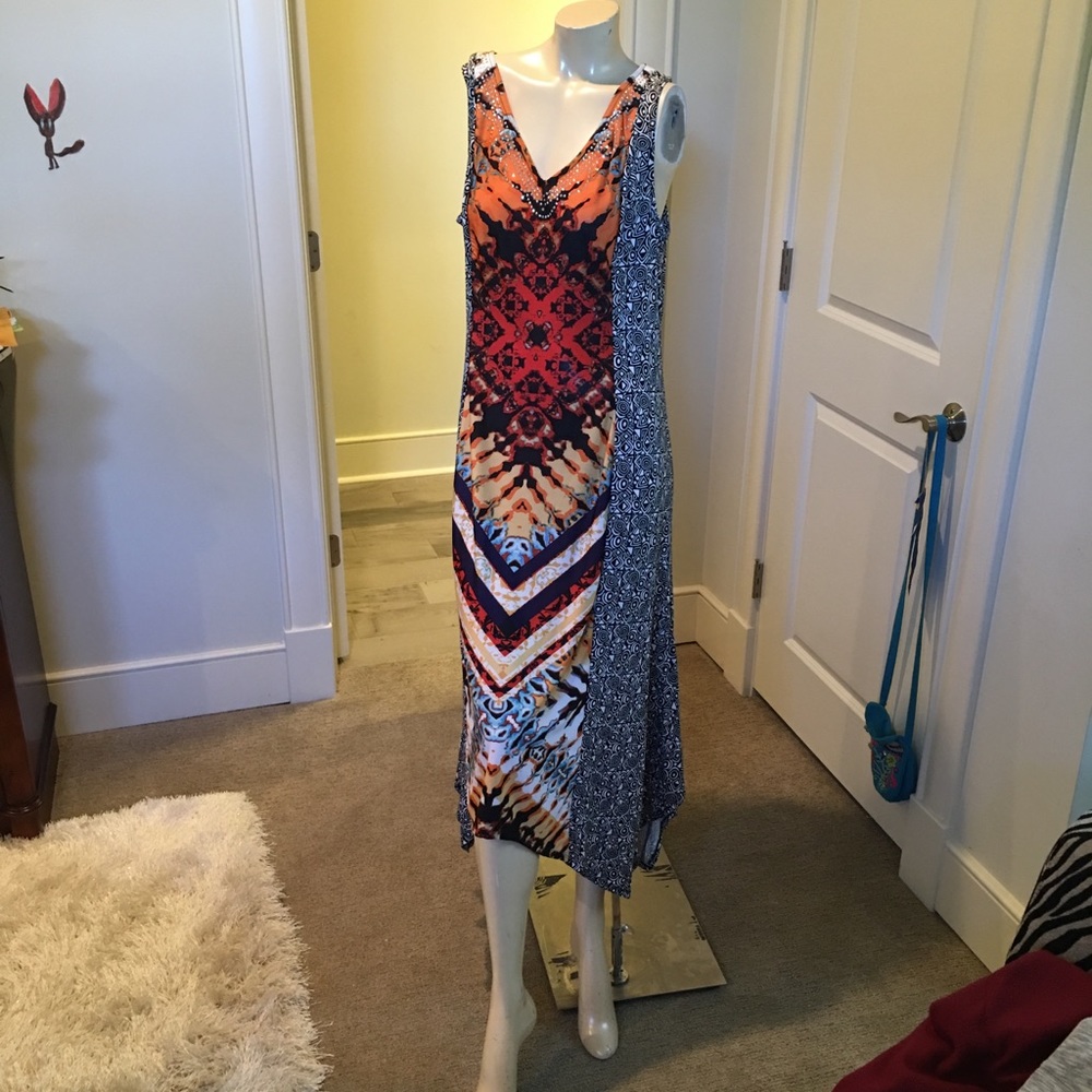 NY Collection XL multi colored dress